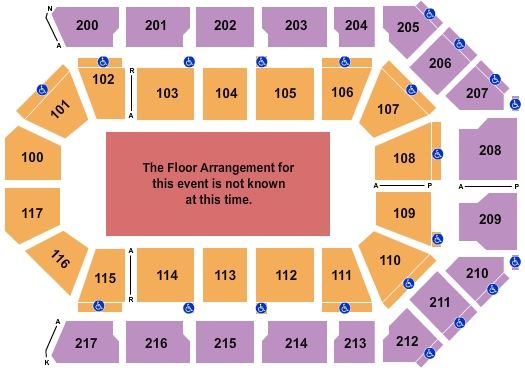 Dignity Health Arena Trans-Siberian Orchestra Seating Chart